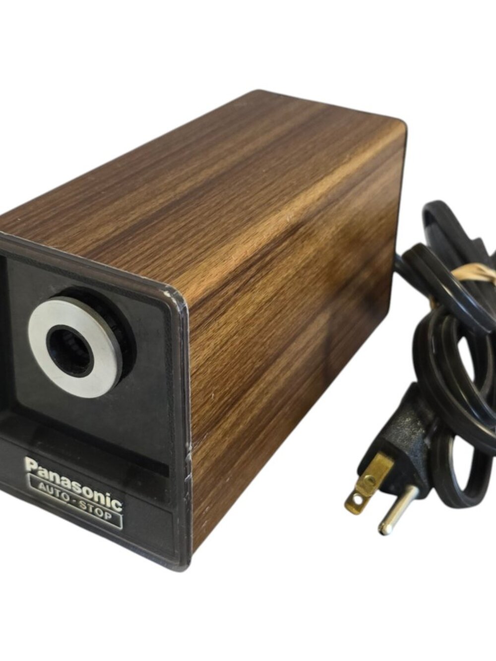 Vintage Panasonic Auto-Stop Electric Pencil Sharpener Model KP-77 Japan